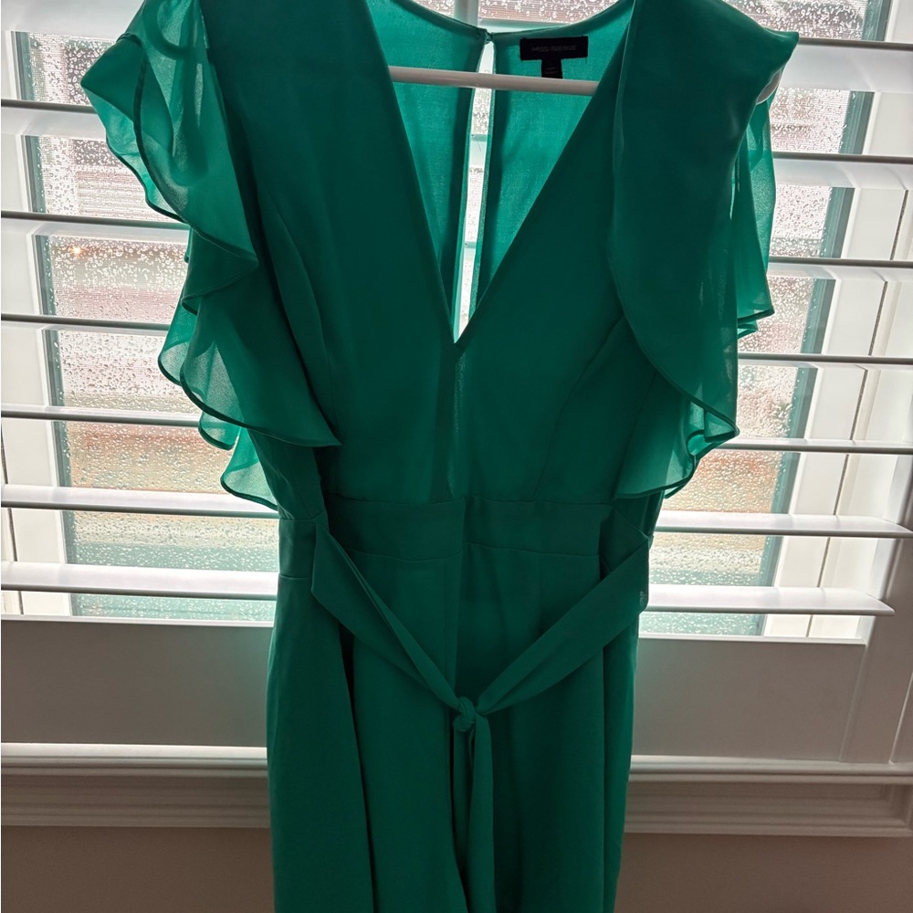 Miss Avenue Teal Backless Dress